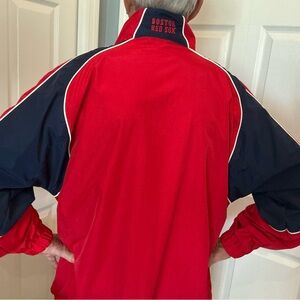 Majestic Red and Blue Windbreaker Jacket
